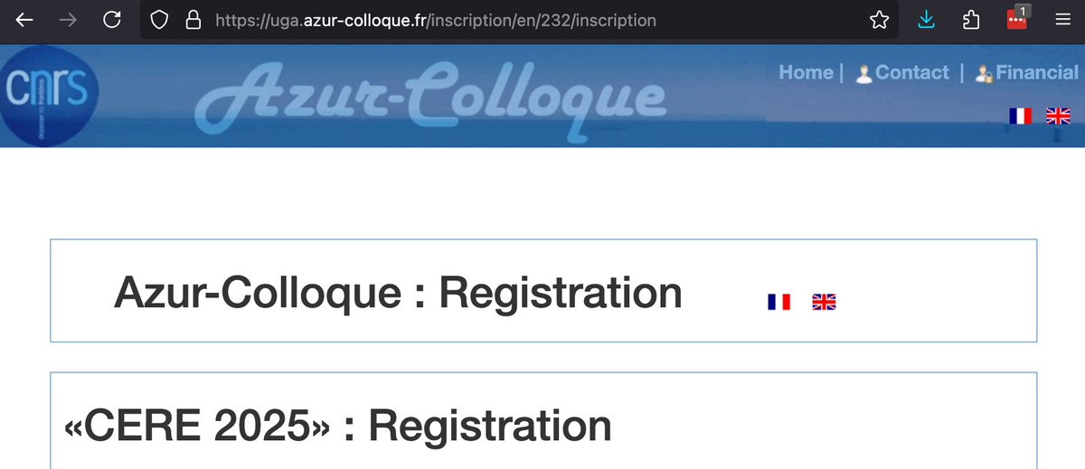 CERE_Emotion's tweet image. Thank you so much for all your submissions to #CERE2025! Only 8 weeks to go, we are beyond excited! Just a reminder: early bird registration ends on 31 May. Don’t miss your chance to save, register now before the rates go up: uga.azur-colloque.fr/inscription/en…