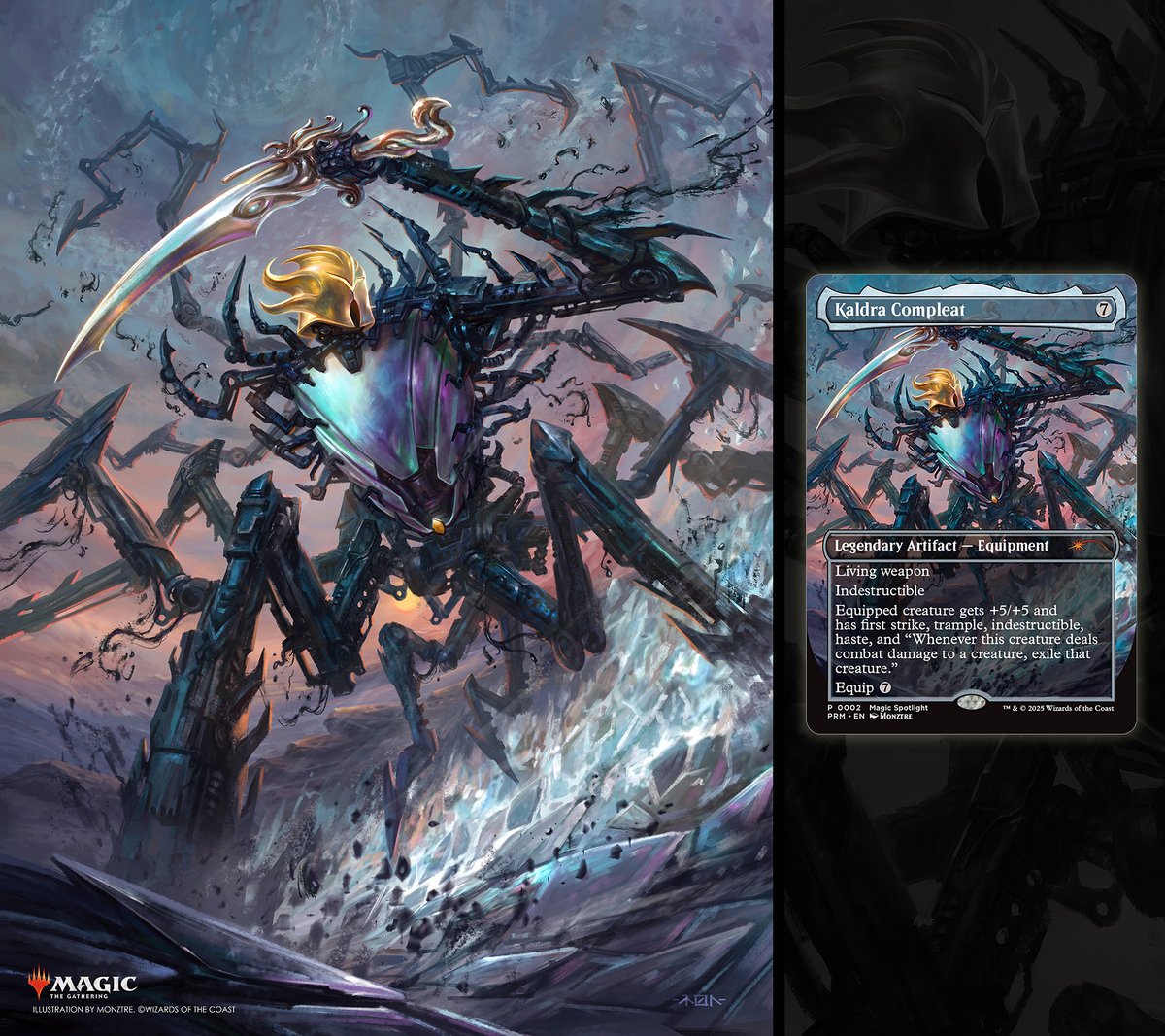 My first promo card art for MTG!😀
Kaldra Compleat : Magic Spotlight Event
(c)Wizards of the Coast | A.D : Dawn Murin

#magicthegathering #mtg #mtgartist #paintingprocess #mtgart #artofmonztre #cardgame #tcgcommunity #digitalpainting #mtgcommunity #CCG #wotc #illustration