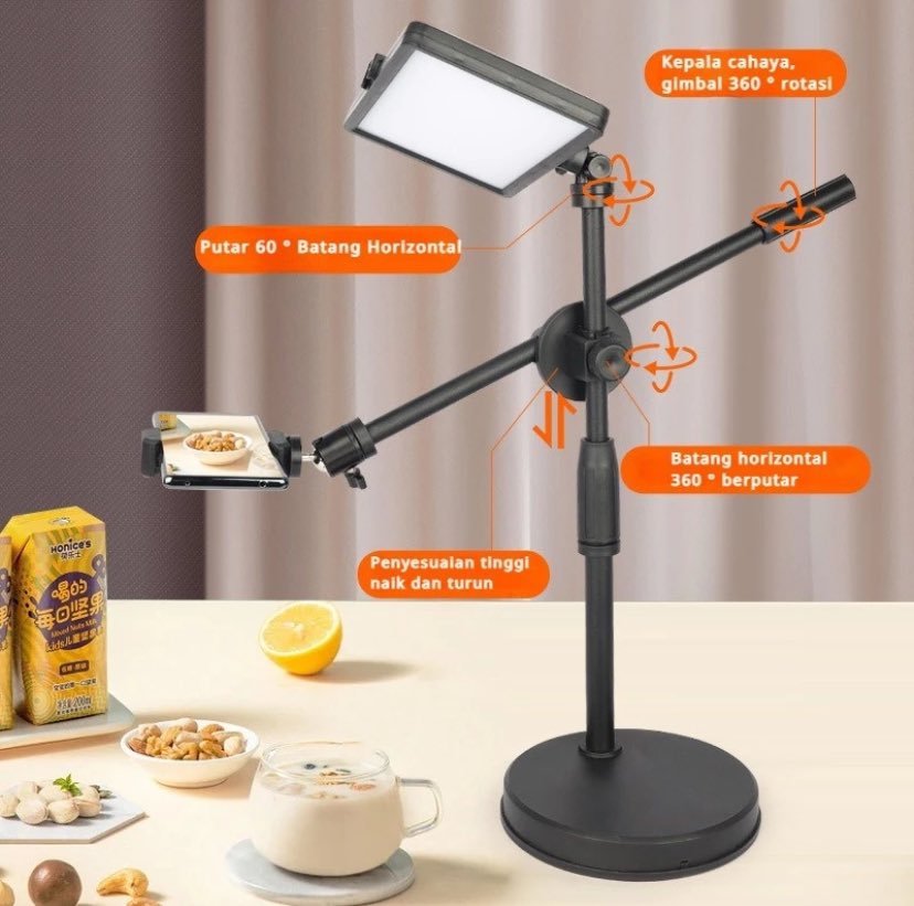SaptaAbi23's tweet photo. Holder Overhead Stand Tripod Hp RingLight Kamera Lampu

Link https://t.co/nK1WcGTGg1 https://t.co/ACGHntEUnP