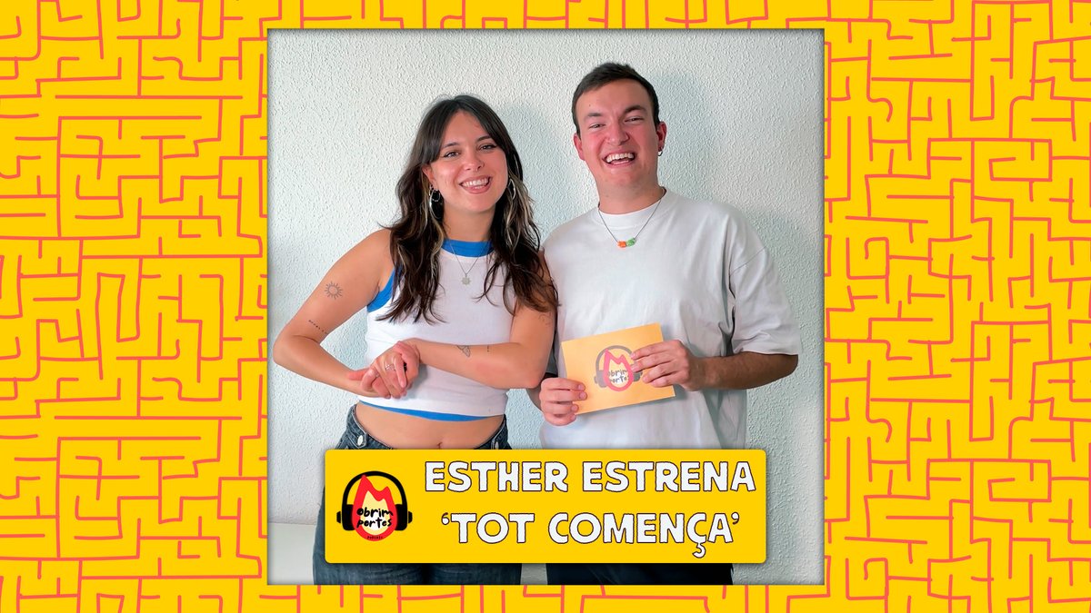 🎧 Nou pòdcast ja disponible! <a href="/socesther/">ESTHER</a> estrena nou disc: 'Tot comença' | Obrim Portes 2x01

💛 Parlem sobre tot allò que amaga el seu nou disc, 'Tot comença'. D'on naix cada cançó? Com s'ha gestat este nou treball? Tot açò i molt més!

youtube.com/watch?v=gXcCSs…