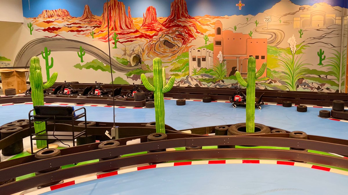 CoryTheCreative's tweet photo. A new Merritt Island mural update @ #driftzone & #blastzone Nerf Arena @ the #Spacecoast #Florida #bravard #handpainted #mural #art #merrittisland #20000leagues #painting #nerf #partyzone #drifting #artwork #muralist #artist #timelapse #landscape #funzone #shark #hawaiiartist https://t.co/Wbn6pW4W4O