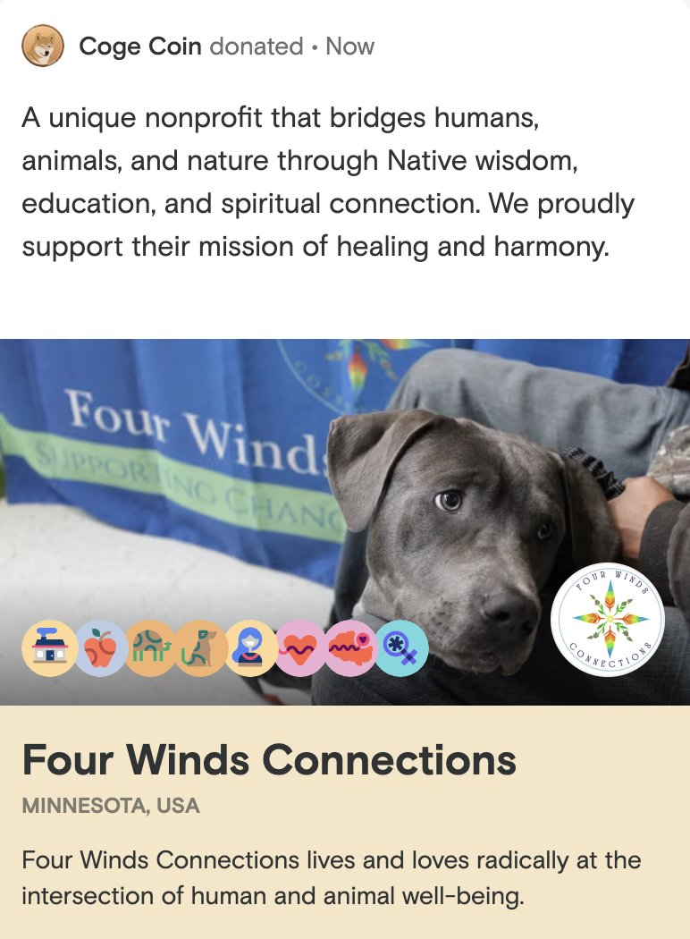 🐾 Supporting Animal Welfare &amp; Social Impact! 🐶🐱

Today, Cogecoin has made donations to two incredible organizations that are making a real difference in the world:

① Arthropoda Foundation
arthropodafoundation.org
Focused on protecting arthropods and insects—lives that are