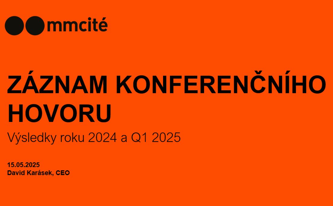 🔴 Nestihli jste včerejší konferenční hovor pro investory? Nevadí, poslechněte si záznam prezentace našeho CEO k výsledkům za rok 2024 a Q1 2025: 
register.gotowebinar.com/recording/2374…