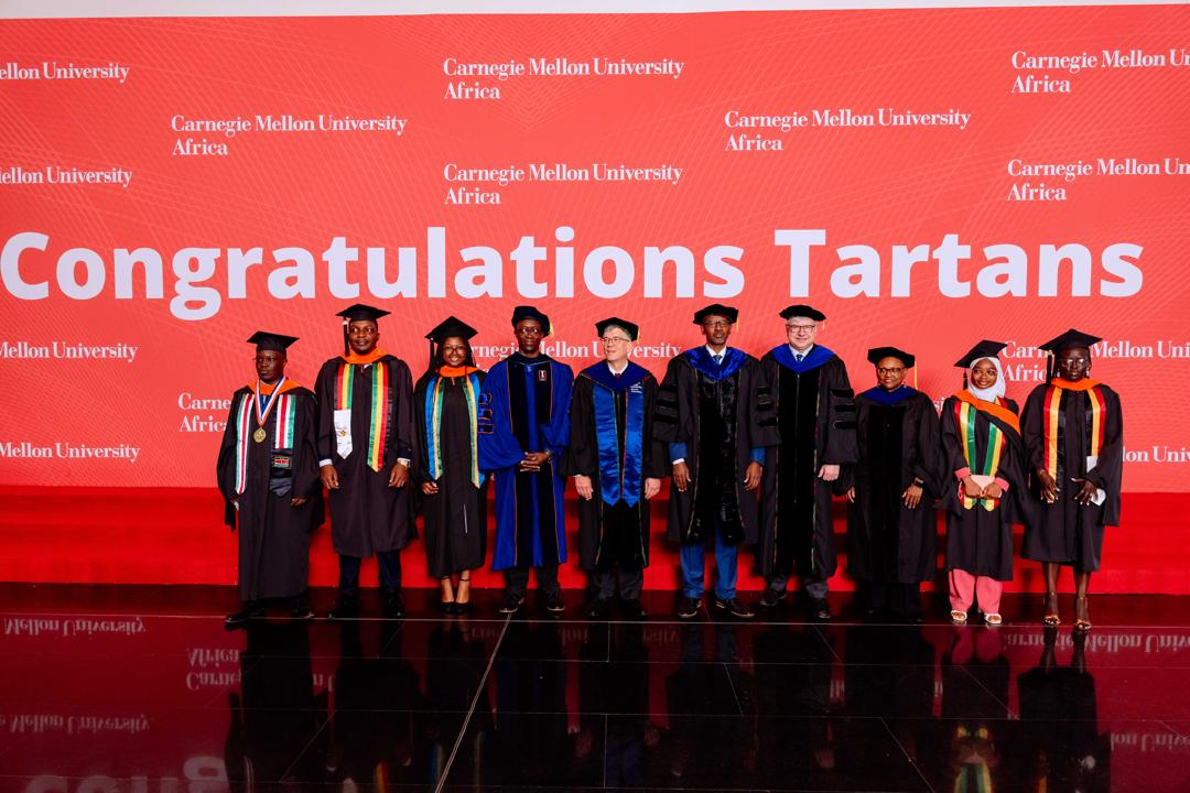 Today, the Minister of Education, <a href="/JoNsengimana/">Joseph Nsengimana</a>, delivered the keynote address at the 12th Graduation Ceremony of <a href="/cmu_africa/">Carnegie Mellon University Africa</a>, celebrating the accomplishments of 185 graduates.

In his remarks, the Minister urged the graduates to embrace their role as solution-oriented leaders: