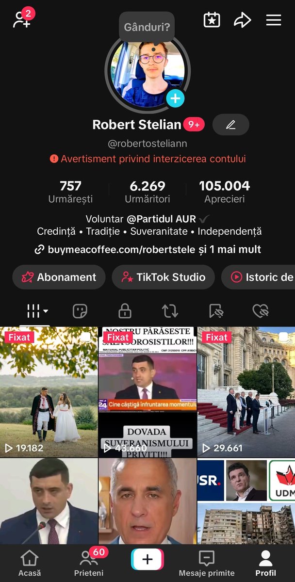 AndrewVances's tweet photo. Cenzura mare!
#AliantaPentruUnireaRomânilor #PartidulAurTimiș #AUR #România #Calin #Georgescu #Romania #CG #Proiect #de #Tara #HAE #Suveranitate #Unitate #Libertate #Pace #Bunastare https://t.co/3SFSI8fGSb