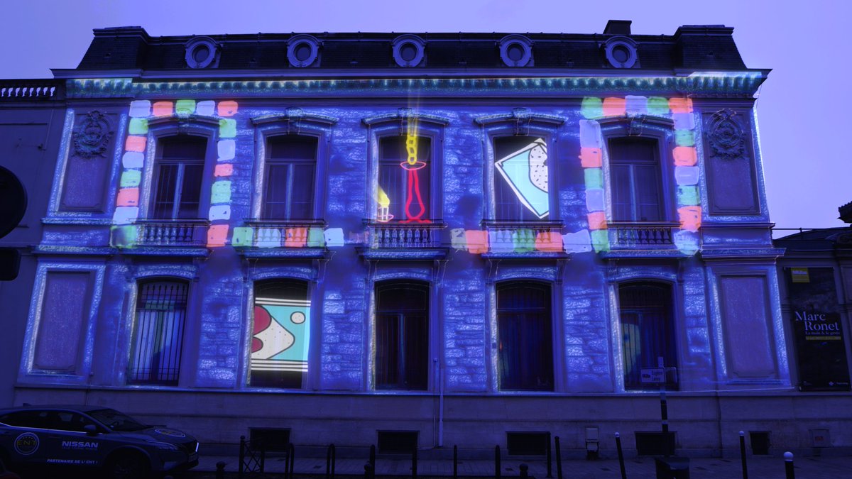 🌟 Préparez-vous à en prendre plein les yeux, le Video Mapping Festival 100% #hautsdefrance pose ses valises à #Tourcoing demain soir !

✨ Rendez-vous à  partir de 22h pour une projection époustouflante sur la façade du MUba Eugène Leroy.

 ➕ d'infos 👉 videomappingfestival.com/tourcoing-muba…