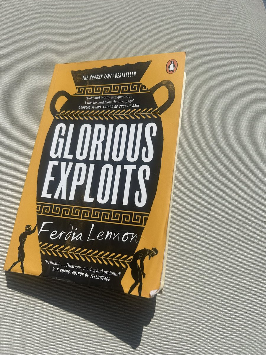 Masterful storytelling, whip-smart dialogue, and enough pathos to revival Euripides himself, Glorious Exploits moved me to tears and touched my soul. Bravo, Ferdia Lennon 👏 this book will stay with me for a long time.