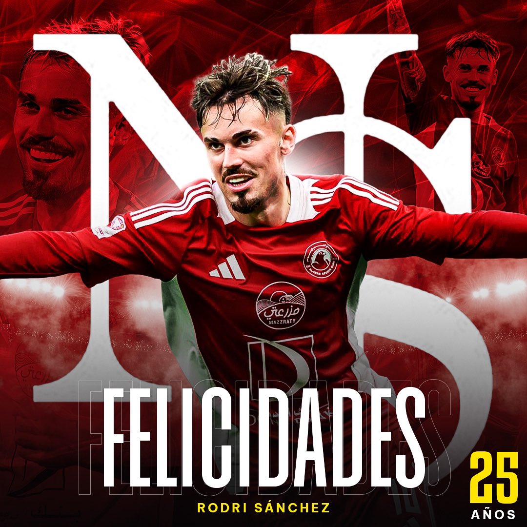 SurNiagara's tweet image. 🎂 ¡Feliz cumpleaños, @rodrisanchez_10! 🥳
Celebramos los 2️⃣5️⃣ de este crack 🎩
- Más de 💯 partidos con el @RealBetis 🟢⚪
- Campeón de la #CopaDelRey 🏆
- Internacional con la @SEFutbol Sub-21 🇪🇸
- Temporadón en la @QSL 🇶🇦
🙌 #NiágaraSurPlayer