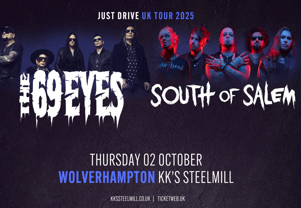 KK's Steelmill (@kks_steelmill) on Twitter photo OnSale now new for 2025
<a href="/69eyesofficial/">The 69 Eyes Official</a>
<a href="/SouthOfSalem1/">South Of Salem</a>
Kks #Wolves
October 2nd
kkssteelmill.co.uk OnSale now new for 2025
<a href="/69eyesofficial/">The 69 Eyes Official</a>
<a href="/SouthOfSalem1/">South Of Salem</a>
Kks #Wolves
October 2nd
kkssteelmill.co.uk