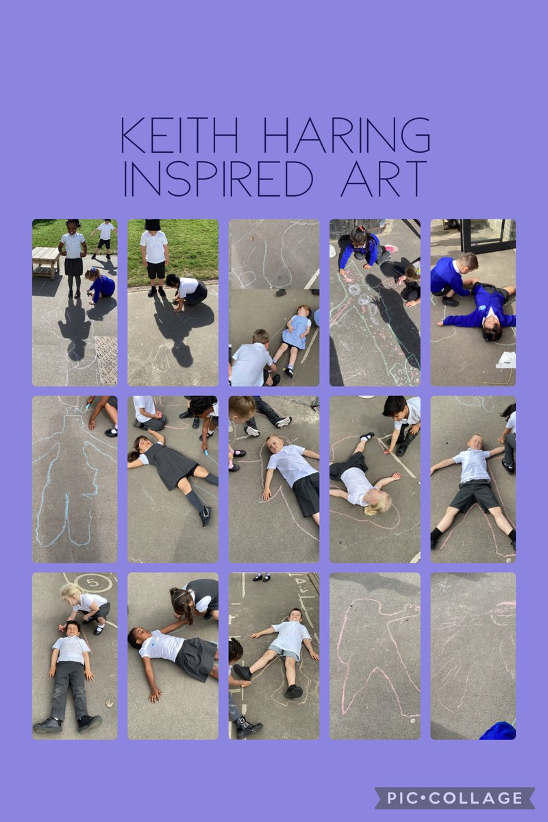 In RNM Einstein class we have been looking at Keith Haring in art. 🎨🖌️👩‍🎨