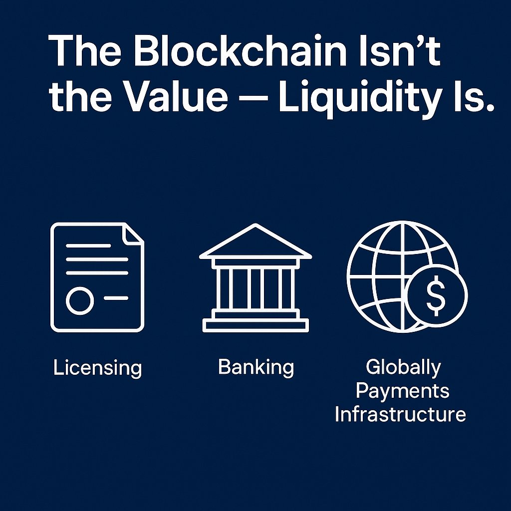 NdeipiCoin's tweet photo. The #blockchain isn’t the value.
#Liquidity is.
#Licensing is.
#Banking and #globalpayments #infrastructure are.

We’re building on @0xPolygon for now—but we’ll switch if needed.
Because #chains are #tools.
The real value is what flows through them. #web3

https://t.co/1x46jwtoiZ https://t.co/UYlLuxSCA3