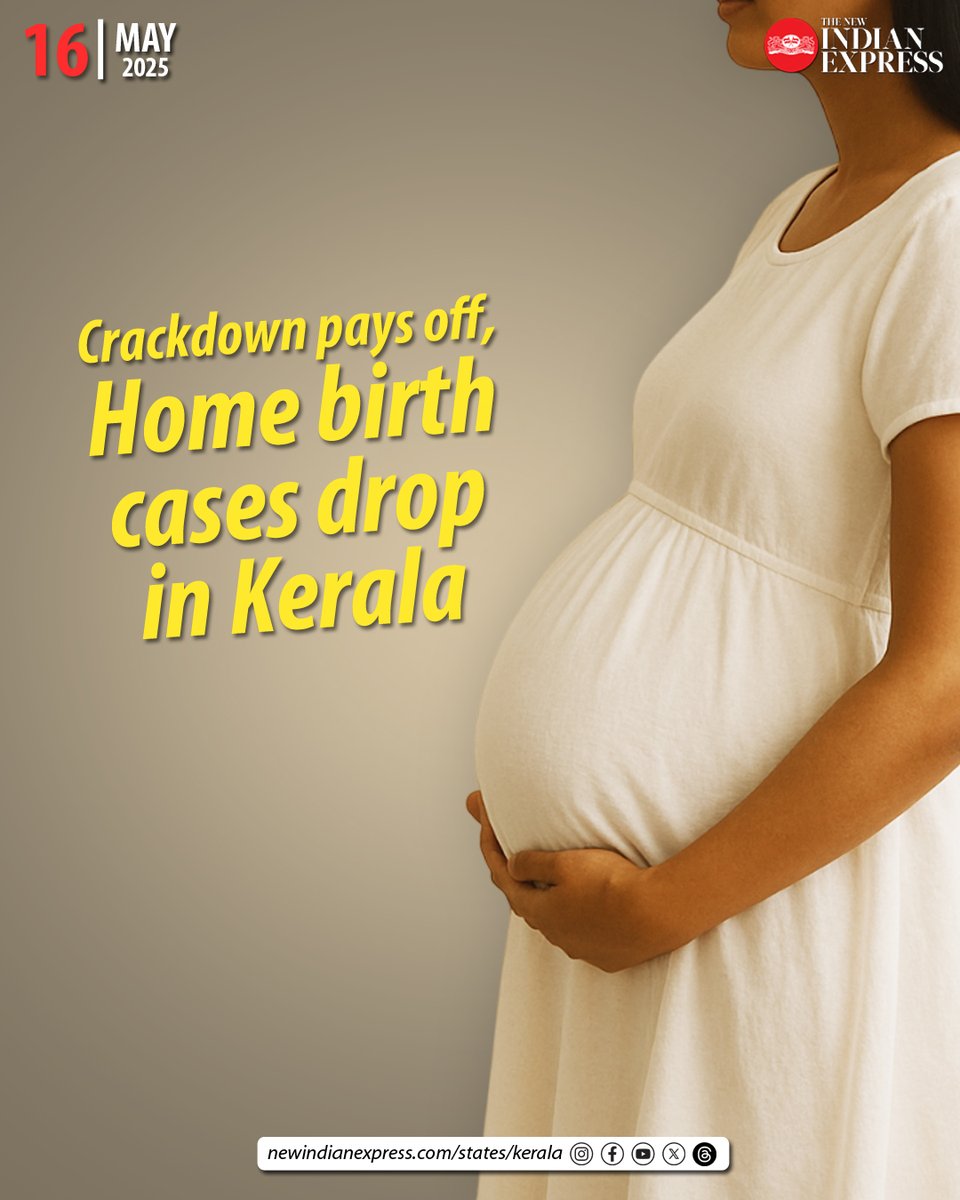 TNIE Kerala (@xpresskerala) on Twitter photo The state government’s efforts to curb the risky practice of home births -- following the death of a woman in Malappuram during childbirth in early April -- have begun to show results.
🔗rb.gy/h7bdxr
✍️<a href="/unitune6/">Unnikrishnan</a> The state government’s efforts to curb the risky practice of home births -- following the death of a woman in Malappuram during childbirth in early April -- have begun to show results.
🔗rb.gy/h7bdxr
✍️<a href="/unitune6/">Unnikrishnan</a>