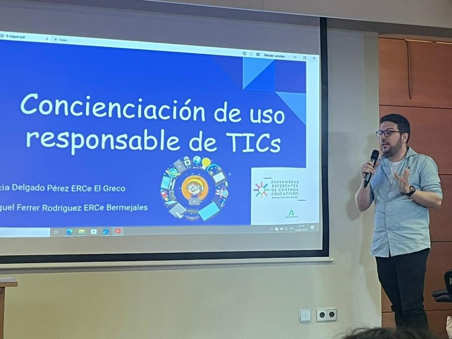 💻Jornadas de Prevención " Jóvenes y Pantallas" en DSAP Sevilla organizadas junto a <a href="/FadJuventud/">Fad</a> 

🎒Los ERCe de DSAP Sevilla presentan su experiencia en Centro Educativos de Primaria sobre "Concienciación de Uso Responsable de Tics"