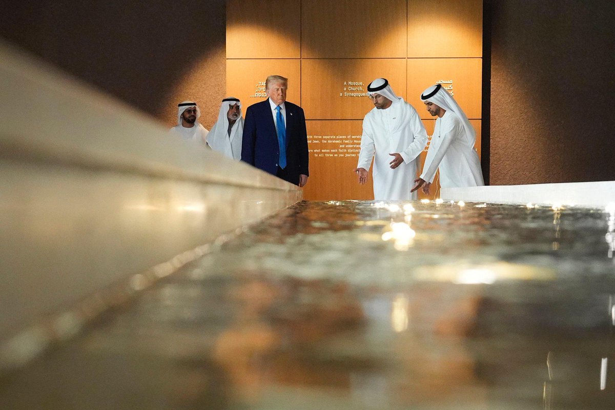 US Mission to UAE (@usainuae) on Twitter photo The Abrahamic Family House stands as a powerful symbol of interfaith harmony and coexistence. <a href="/POTUS/">President Donald J. Trump</a> Trump was honored to visit this beautiful home of the Abrahamic faiths, reinforcing the U.S. and UAE’s shared commitment to a more peaceful and prosperous world.
<a href="/abrahamicfh/">Abrahamic Family House</a> The Abrahamic Family House stands as a powerful symbol of interfaith harmony and coexistence. <a href="/POTUS/">President Donald J. Trump</a> Trump was honored to visit this beautiful home of the Abrahamic faiths, reinforcing the U.S. and UAE’s shared commitment to a more peaceful and prosperous world.
<a href="/abrahamicfh/">Abrahamic Family House</a>
