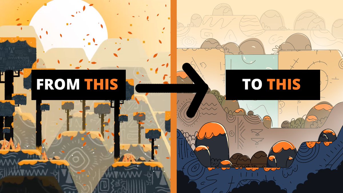 Hello, family! I am thinking of changing the game art style for my game. How do you think we can improve the new style? 
#gamedev #indiegamedev #gameart #platformer