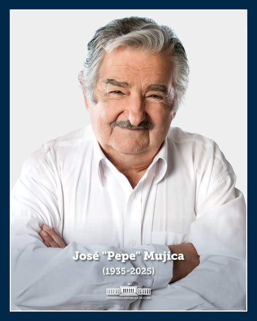 El Presidente de la República de #Cuba  ha decidido decretar Duelo Oficial desde las 6:00 horas hasta las 12:00 de la noche del día 16/05/2025.
La bandera de la estrella solitaria se izará a media asta en los edificios públicos e instituciones militares.
#YosigoAMipresidente