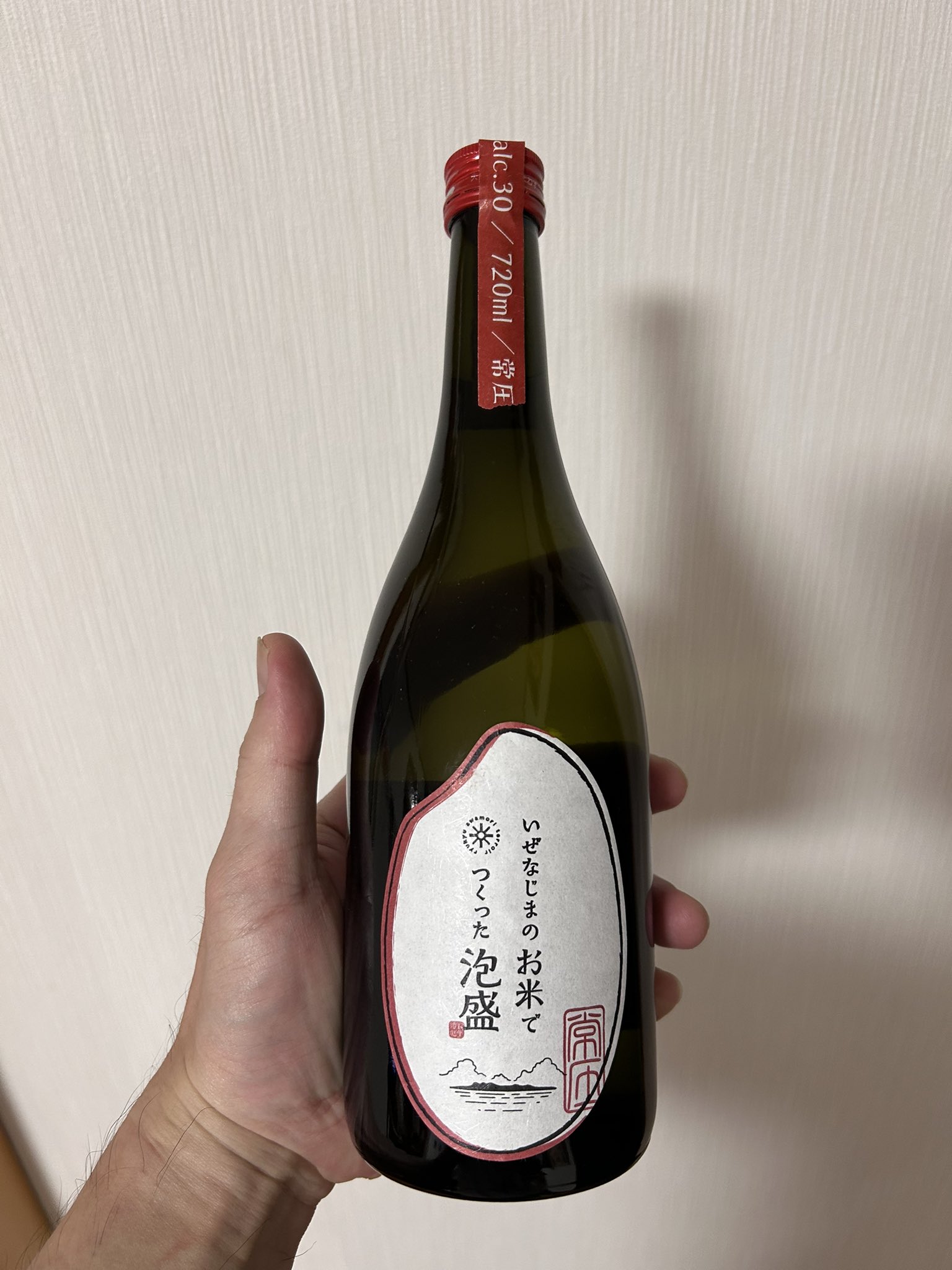 いぜなじまのお米でつくった泡盛 常圧 30度,720ml / 新里酒造