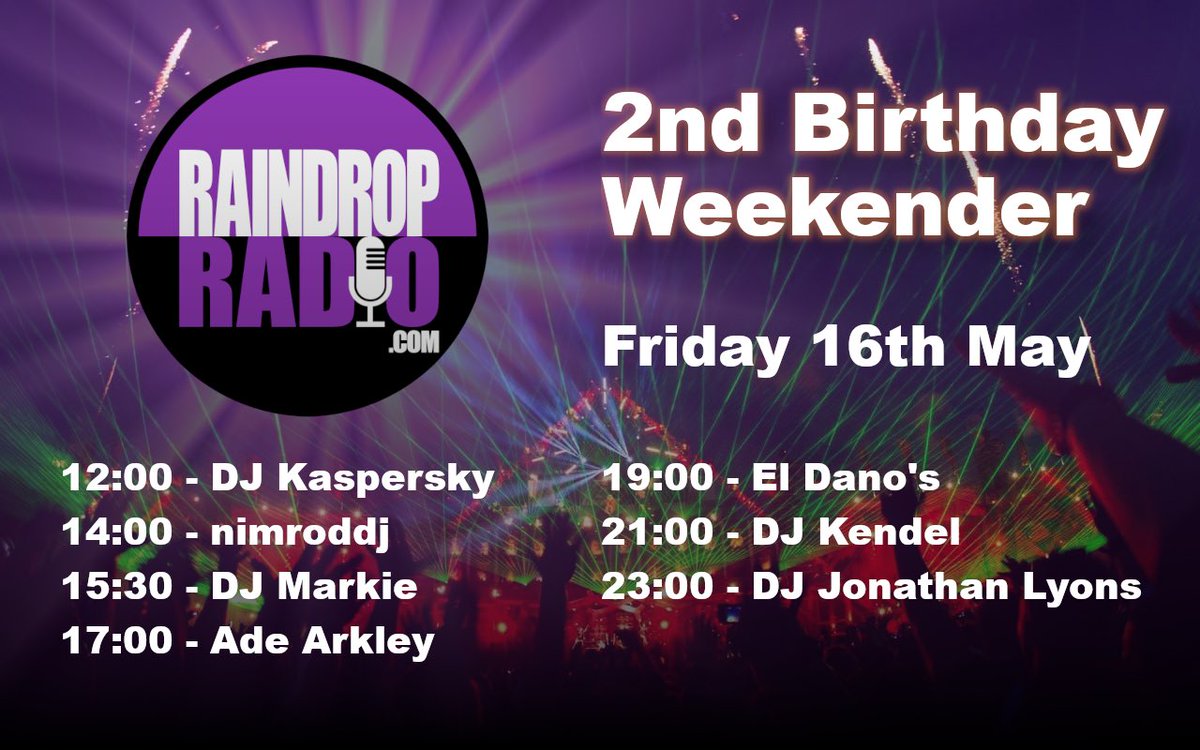Adrian Michaels (@adrianmichaels) on Twitter photo THE GET DOWN: Two hours of funk and soul at raindropradio.com tonight courtesy of Ade Arkley as part of the station's big all-weekend 2nd birthday celebrations. <a href="/Raindrop_Radio/">Raindrop Radio</a> Get involved and get down, 5-7pm UK tonight. THE GET DOWN: Two hours of funk and soul at raindropradio.com tonight courtesy of Ade Arkley as part of the station's big all-weekend 2nd birthday celebrations. <a href="/Raindrop_Radio/">Raindrop Radio</a> Get involved and get down, 5-7pm UK tonight.