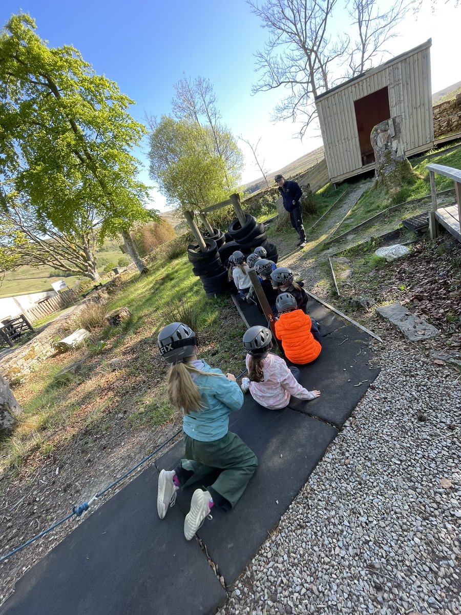 Crag team finished their amazing residential trip with the Night line &amp; challenge course! They have had the best time 🙈😆