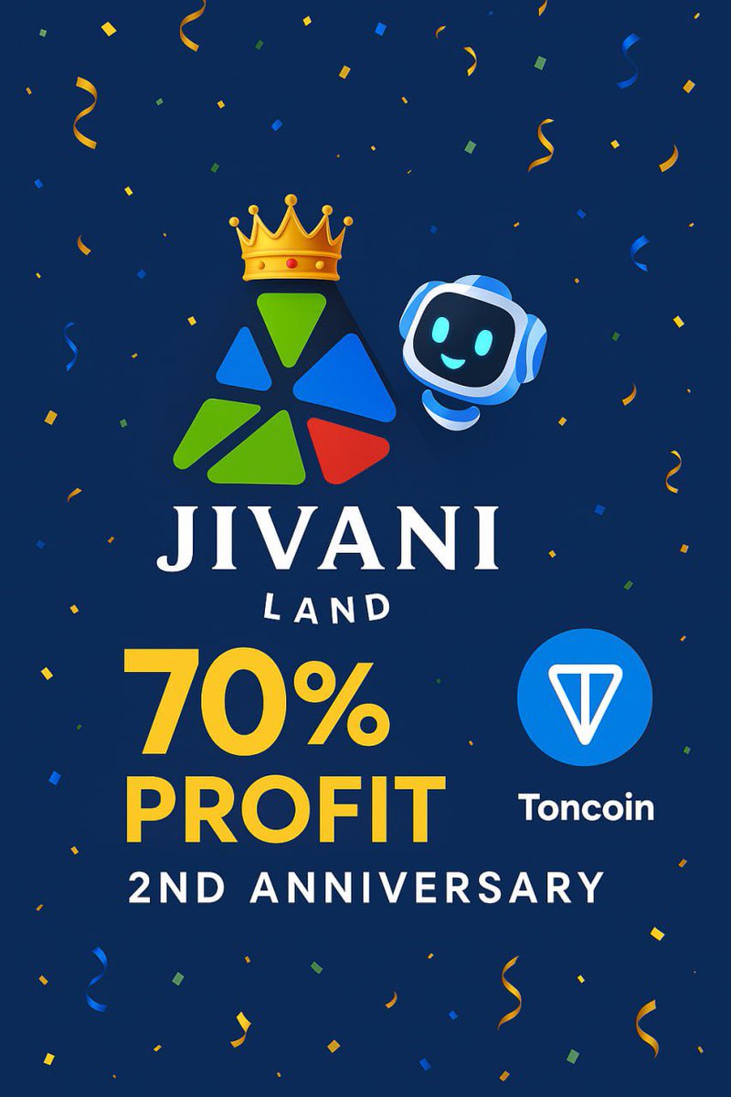 jivaniland's tweet photo. 🎉 The Second Anniversary of Jivani Land is Coming!
Soon, we will be celebrating the second anniversary of Jivani Land! We are thrilled to announce that over the past two years, we have distributed more than 70% profit share to our NFT holders. #jivaniland #play2earn https://t.co/sfCuHpVNFL