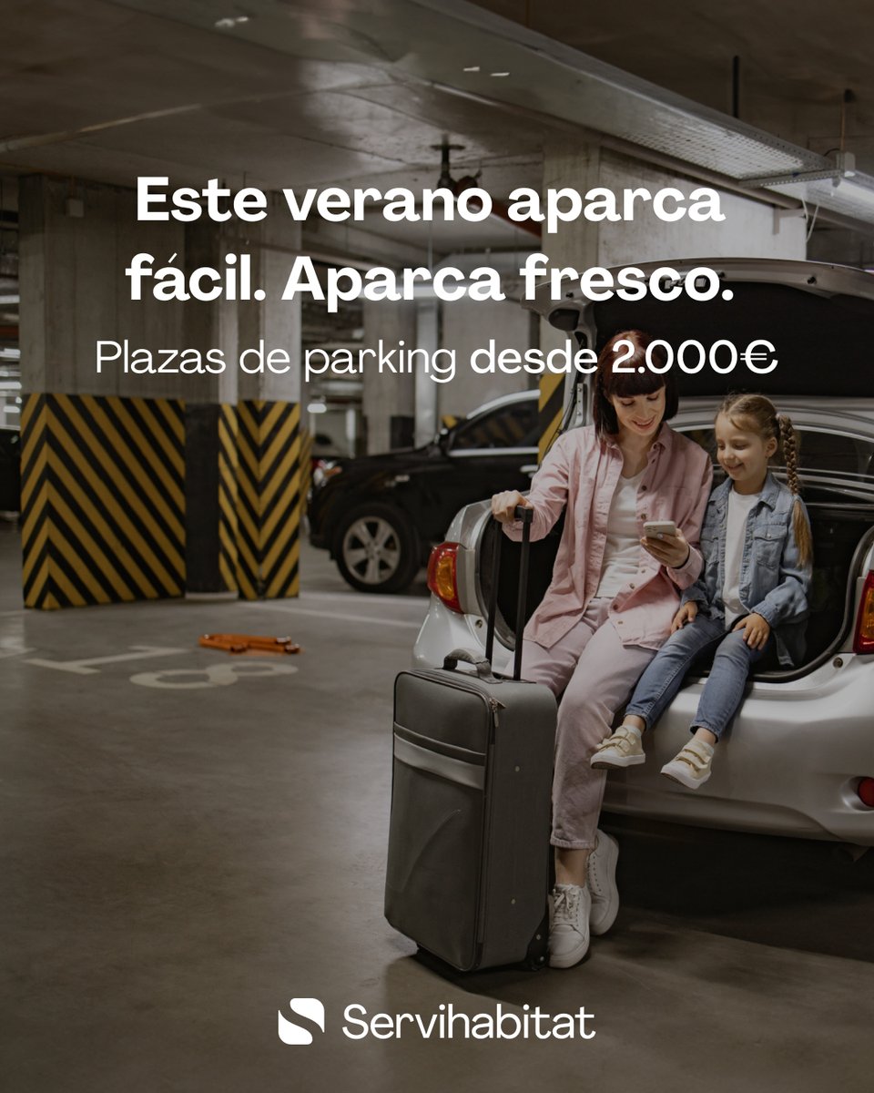 Este verano, tu coche también se merece un respiro.
¿La solución? Plazas de parking desde solo 2.000 €.

👉 Encuentra la tuya en bit.ly/43xrcNt

#Parking #PlazaDeParking #Aparcamiento