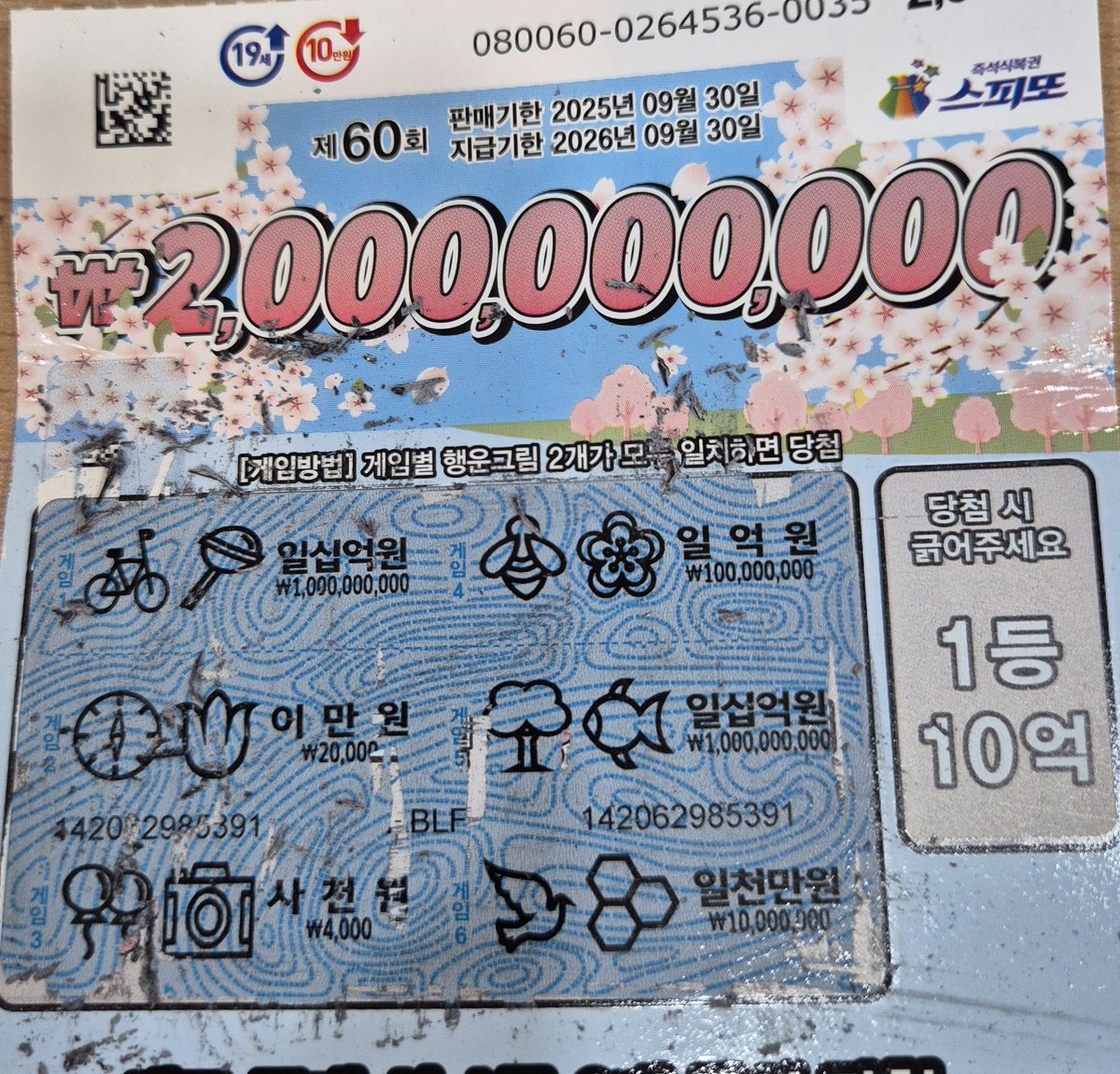 문득 여기서 하나를 찾는다는 게 내가 사는 복권과 같다는 생각이 들었다.
당첨되지 않는...