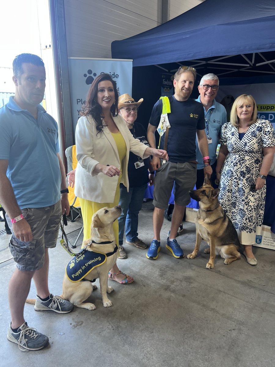 Guide Dogs NI (@guidedogsni) on Twitter photo Thanks to Deputy First Minister Emma <a href="/little_pengelly/">Emma Little-Pengelly BL</a> and <a href="/MMcIlveenDUP/">Michelle McIlveen</a> for calling down to see us at Stand M22 in the Eikon Centre at Balmoral Show (and even getting stuck in with some training!) 🦮 Thanks to Deputy First Minister Emma <a href="/little_pengelly/">Emma Little-Pengelly BL</a> and <a href="/MMcIlveenDUP/">Michelle McIlveen</a> for calling down to see us at Stand M22 in the Eikon Centre at Balmoral Show (and even getting stuck in with some training!) 🦮