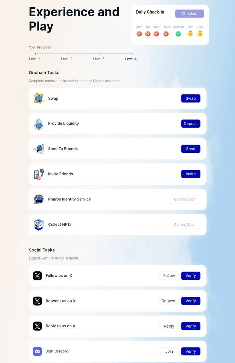 GA Crypto (@gacryptoo) on Twitter photo Join <a href="/pharos_network/">Pharos | Testnet Live</a> Incentivized Testnet (Layer-1) 🪂
❔What is Pharos:
Pharos is a next-generation, EVM-compatible Layer-1 blockchain designed to deliver ultra-fast performance and bridge the gap between traditional finance (TradFi) and decentralized finance (DeFi).
💰$8M Join <a href="/pharos_network/">Pharos | Testnet Live</a> Incentivized Testnet (Layer-1) 🪂
❔What is Pharos:
Pharos is a next-generation, EVM-compatible Layer-1 blockchain designed to deliver ultra-fast performance and bridge the gap between traditional finance (TradFi) and decentralized finance (DeFi).
💰$8M