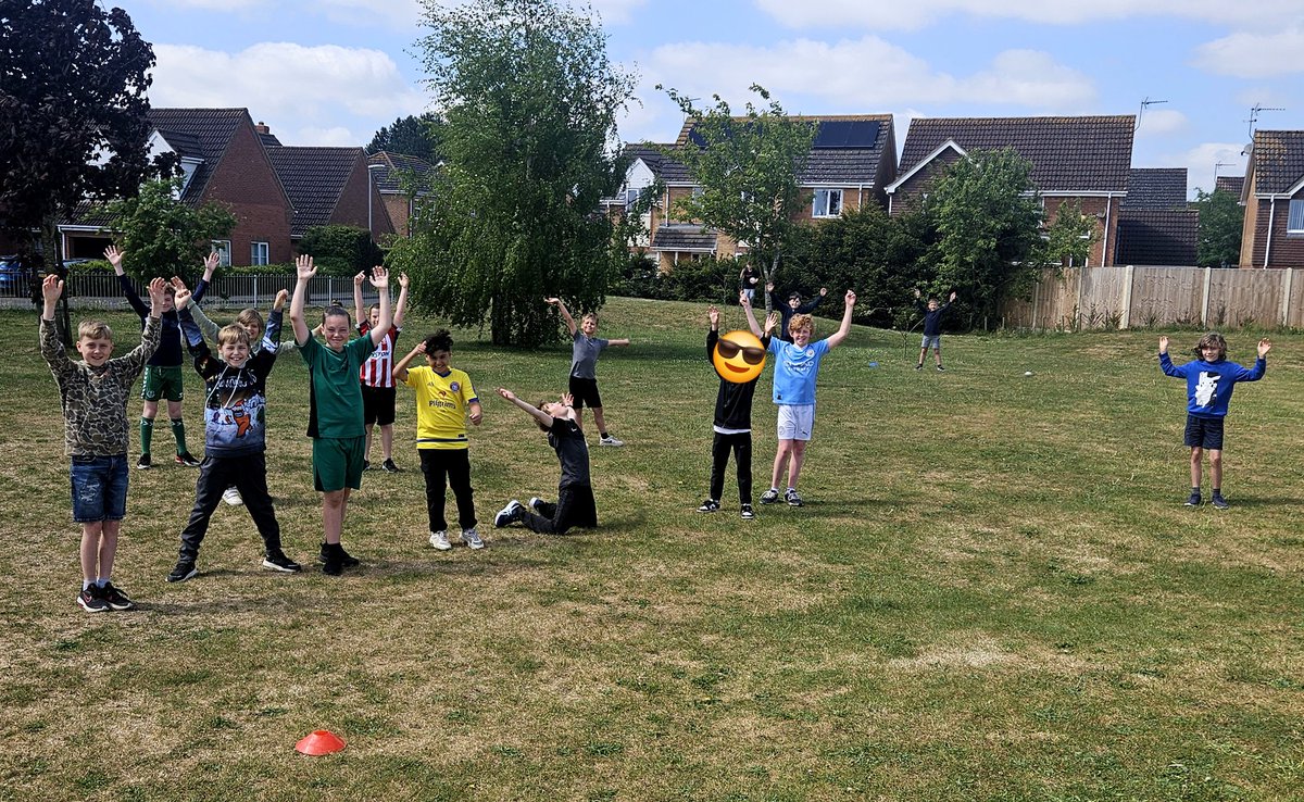 End of SATs week fun in the park!