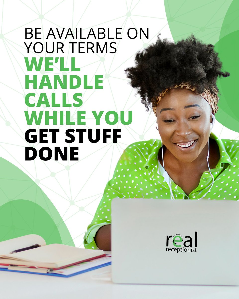 RealReception's tweet photo. Running a business doesn’t mean being tied to your phone. With #RealReceptionist, you choose when to be reachable and when to stay in the zone.

✔️ Real humans.
✔️ No missed opportunities.
✔️ Ideal for solo professionals who value time and client care.🔗 https://t.co/hgA9qZGmIQ https://t.co/H9QzCG6nxT