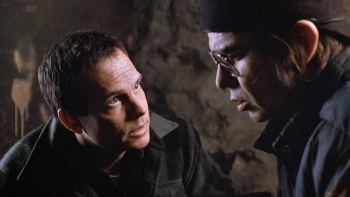 TheExtremeMusi1's tweet photo. @Gibboanxious "Hank, do you ever feel evil? I do."
Three lads stumble across millions of dollars in the woods. #ASimplePlan's plot done to death in movies, but thanks to Sam Raimi's restrained direction, and superb performances from Paxton and Thornton, it's one of the best of its subgenre. https://t.co/nvtEmVxebg