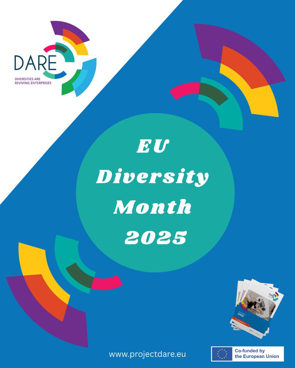 🌍 May is #EUDiversityMonth and at Diversities are Reviving Enterprises (DARE), we stand for inclusion, cultural diversity, and emotional wellbeing for employees across Europe. #DAREProjectEU #MentalWellbeing #DiversityAndInclusion #YouthVoices #ClimateAnxiety #WorkplaceWellbeing