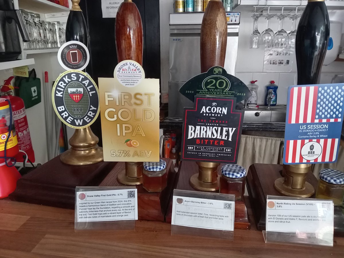 Three Bs Micropub Bridlington (@threebspubbrid) on Twitter photo +++NEW BEER ALERT+++ We are open 12-10pm today. New on the bar for <a href="/CAMRA_Official/">CAMRA</a> <a href="/camra_wolds/">Yorkshire Wolds CAMRA</a> #MildMonth is <a href="/kirkstallbrew/">Kirkstall Brewery</a> 'XXX Mild' alongside beers from <a href="/northridingbrew/">northridingbrewery</a> <a href="/AcornBrewery/">Acorn Brewery</a> <a href="/DroneValleyBrew/">Drone Valley Brewery</a> B +++NEW BEER ALERT+++ We are open 12-10pm today. New on the bar for <a href="/CAMRA_Official/">CAMRA</a> <a href="/camra_wolds/">Yorkshire Wolds CAMRA</a> #MildMonth is <a href="/kirkstallbrew/">Kirkstall Brewery</a> 'XXX Mild' alongside beers from <a href="/northridingbrew/">northridingbrewery</a> <a href="/AcornBrewery/">Acorn Brewery</a> <a href="/DroneValleyBrew/">Drone Valley Brewery</a> B