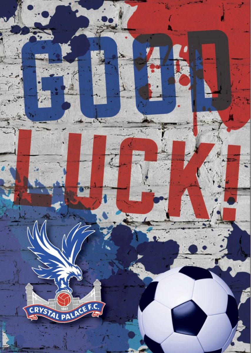 Coloma PE (@colomasport) on Twitter photo Good Luck to @cpfc <a href="/PalaceForLife/">Palace for Life</a> in the FA Cup Final tomorrow!!! #gladallover #wembley ๐ฆ
๐ โฝ๏ธ Good Luck to @cpfc <a href="/PalaceForLife/">Palace for Life</a> in the FA Cup Final tomorrow!!! #gladallover #wembley ๐ฆ
๐ โฝ๏ธ