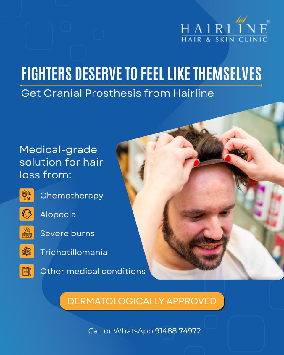 Hairline offers advanced cranial prosthesis for individuals navigating hair loss due to medical conditions or treatments. Our 100% custom-made prosthesis, designed in Italy, are breathable, dermatologically safe, and crafted to restore confidence without compromise.