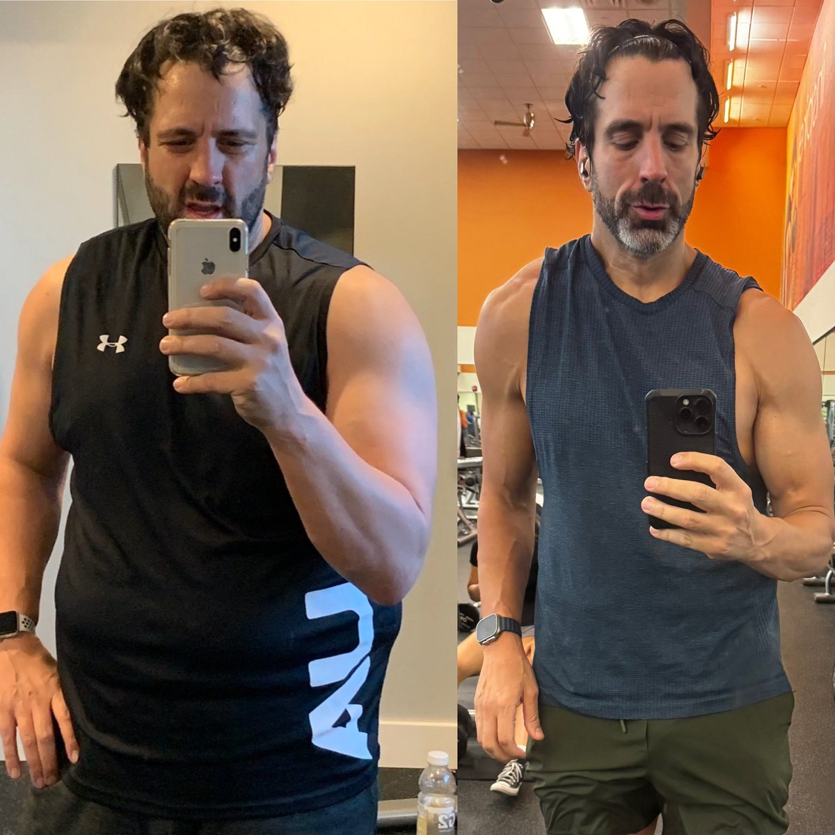 gcouros's tweet image. 5 years apart.
I'm proud of my progress in the last 5 years, but both pictures are of someone who was trying their best.
Cheer on others no matter where they are in their journey. Showing up is the first step.
#fitness #wellness #health