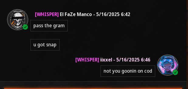 not him still sliding me his @💀