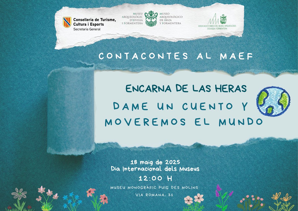MAEF_museu (@maefmuseu) on Twitter photo 18 de maig #diainternacionaldelsmuseus ๐ 12h
๐๐๐จ๐ง๐ญ๐๐๐จ๐ง๐ญ๐๐ฌ "๐๐๐ฆ๐ ๐ฎ๐ง ๐๐ฎ๐๐ง๐ญ๐จ ๐ฒ ๐ฆ๐จ๐ฏ๐๐ซ๐๐ฆ๐จ๐ฌ ๐๐ฅ ๐ฆ๐ฎ๐ง๐๐จ"
๐ ๐๐ฬ๐ซ๐ซ๐๐ ๐'๐๐ง๐๐๐ซ๐ง๐๐๐ข๐จฬ๐ง ๐๐ ๐ฅ๐๐ฌ ๐๐๐ซ๐๐ฌ
No et perdis aquesta activitat gratuรฏta al <a href="/MAEFmuseu/">MAEF_museu</a> 18 de maig #diainternacionaldelsmuseus ๐ 12h
๐๐๐จ๐ง๐ญ๐๐๐จ๐ง๐ญ๐๐ฌ "๐๐๐ฆ๐ ๐ฎ๐ง ๐๐ฎ๐๐ง๐ญ๐จ ๐ฒ ๐ฆ๐จ๐ฏ๐๐ซ๐๐ฆ๐จ๐ฌ ๐๐ฅ ๐ฆ๐ฎ๐ง๐๐จ"
๐ ๐๐ฬ๐ซ๐ซ๐๐ ๐'๐๐ง๐๐๐ซ๐ง๐๐๐ข๐จฬ๐ง ๐๐ ๐ฅ๐๐ฌ ๐๐๐ซ๐๐ฌ
No et perdis aquesta activitat gratuรฏta al <a href="/MAEFmuseu/">MAEF_museu</a>