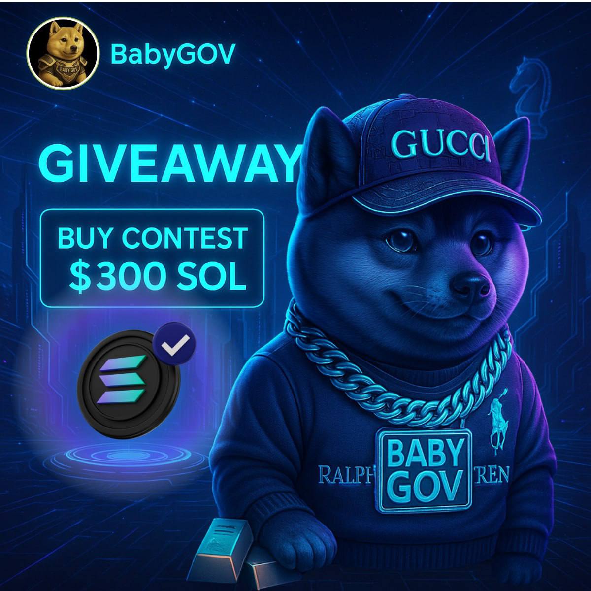 BabyGOVtoken's tweet photo. $300 💰 2 Days 📣

https://t.co/ltHtEdRiJL

💰 BabyGOV on Solana

Buy now on Radium V5 💰
https://t.co/bTN5mnK54m

Price : $0.0000473 ( +34.37 % )
MC : $47196 https://t.co/oa40ya5rq8