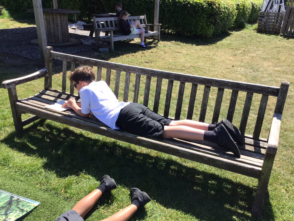 For our Pathways to Read session today we took our reading for pleasure outside into the sun. <a href="/TheLCUK/">The Literacy Company</a> <a href="/GaytonPrimary/">Gayton Primary</a>