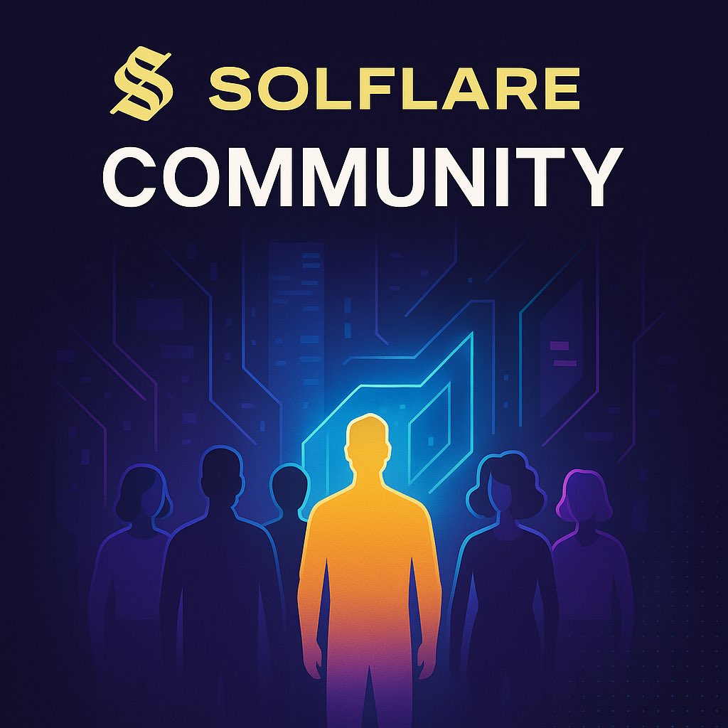 samosneh_'s tweet photo. Crypto is not just code, it is culture. 

Solflare brings people together across the Solana ecosystem. 

From creators to collectors, your journey starts here. Solflare is for everyone. 💛💛💛

#Solflare #SolflareWallet #solking #solqueen https://t.co/usi5yIJKXw