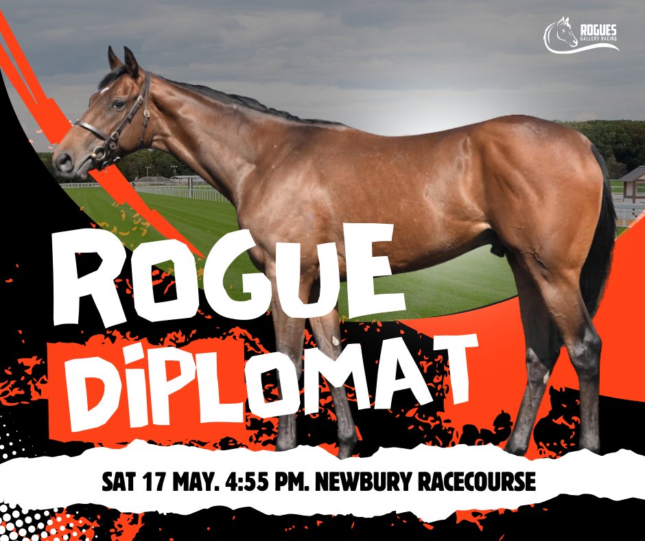 Rogues Gallery Racing (@roguesracing_) on Twitter photo Another Saturday runner for <a href="/Roguesracing_/">Rogues Gallery Racing</a> as Rogue Diplomat heads to <a href="/NewburyRacing/">Newbury Racecourse</a>.
The son of Calyx made a perfect start to his 3yo season with a big win and now targets a second success.
Trained by <a href="/JPOwenRacing/">James Owen Racing</a>, ridden by top apprentice Mason Paetel.
Big run expected! Another Saturday runner for <a href="/Roguesracing_/">Rogues Gallery Racing</a> as Rogue Diplomat heads to <a href="/NewburyRacing/">Newbury Racecourse</a>.
The son of Calyx made a perfect start to his 3yo season with a big win and now targets a second success.
Trained by <a href="/JPOwenRacing/">James Owen Racing</a>, ridden by top apprentice Mason Paetel.
Big run expected!