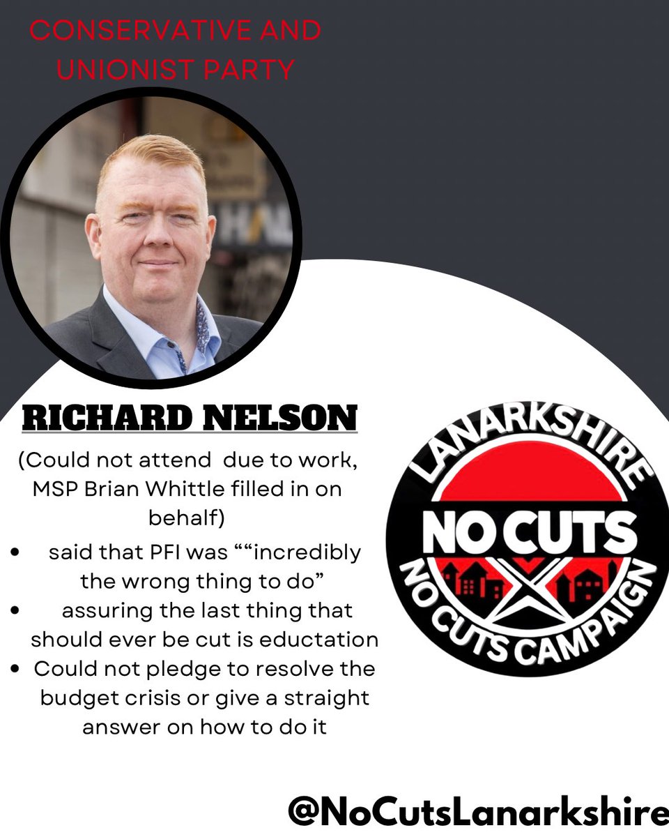 The response from the candidates when asked if they would support the campaign and how. Unfortunately we haven't had a response to our letter yet from any of the leading parties and we have yet to have any contact from the Labour party. #NoCuts #byelection