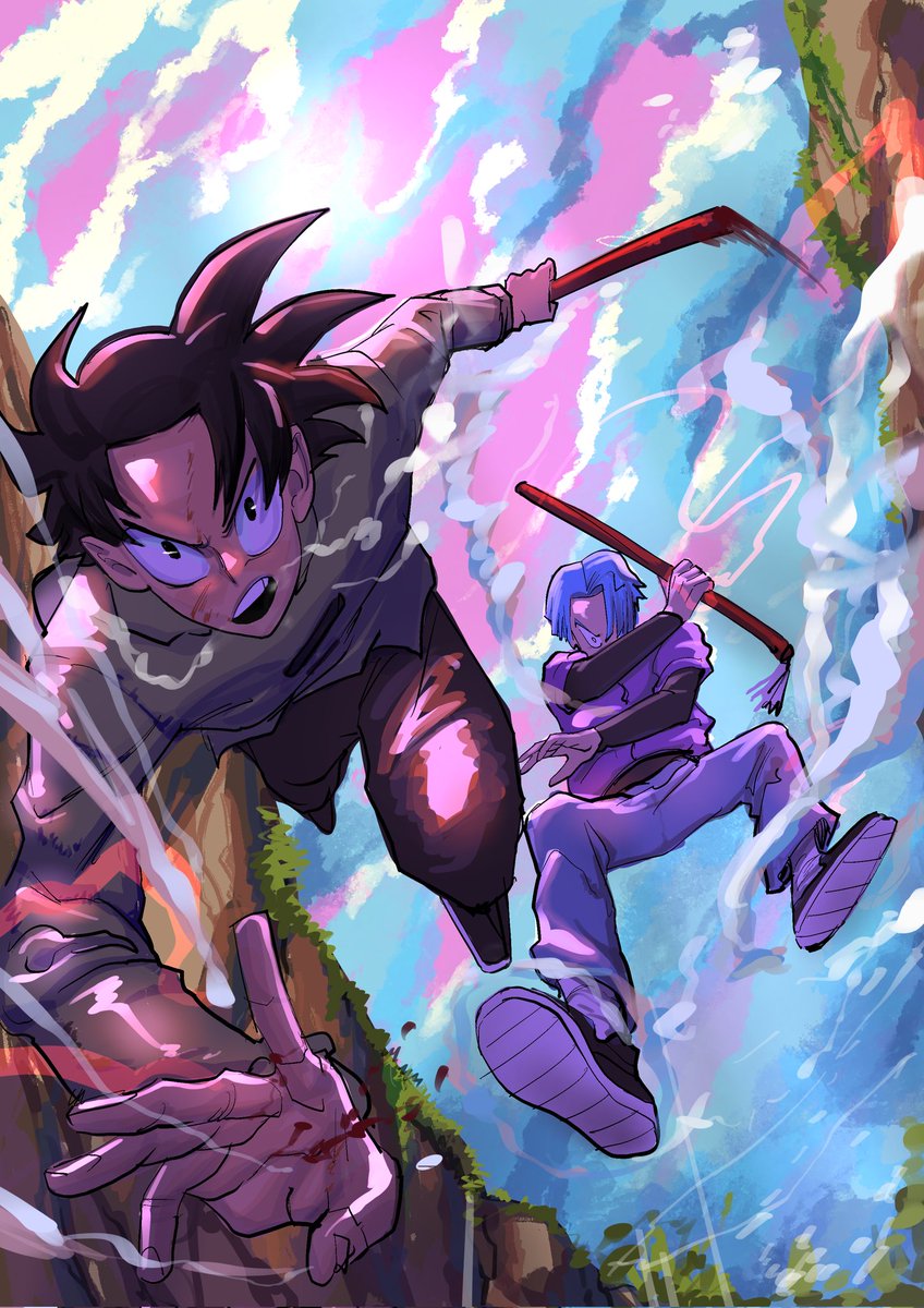 ynad_draw's tweet photo. Goten x trunks 
#DragonBall #mangas #初星学園通知表 #illustration https://t.co/jZuIgOhka9