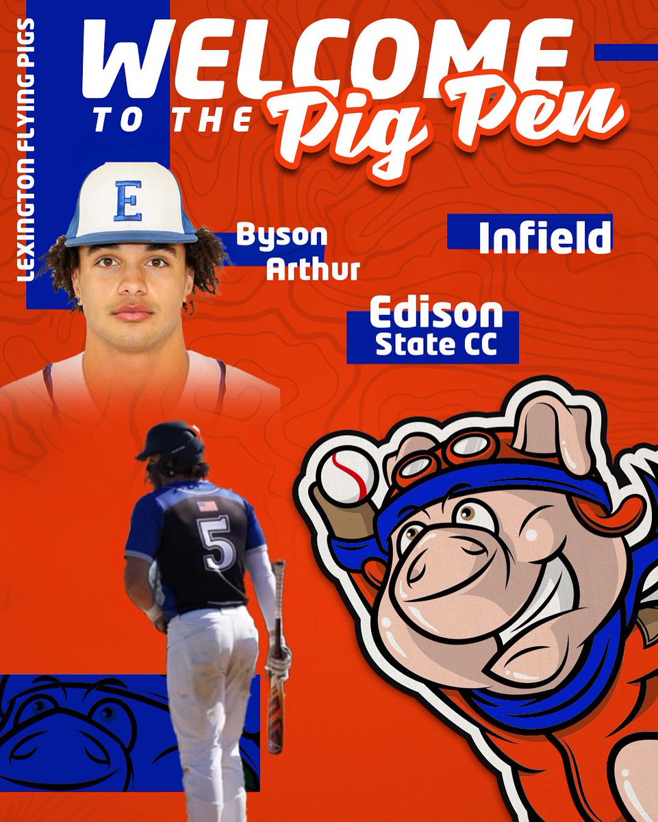 Next up is Byson Arthur.  Byson attends Edison State.  He is listed as an IF but can do it all.  This spring he hit .455, 50 RBI’s and 9 HR’s.  And he has speed at 6’1 210.  Welcome Byson and we look forward to watching you this summer.