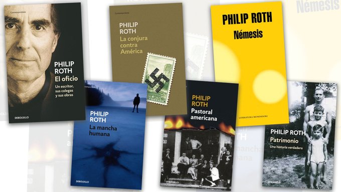 📚Philip Roth, uno de nuestros #fav autores, nos dejó #TalDíaComoHoy después de habernos enseñado el lado más oscuro de la #sociedad 
"Qué fácil es la vida cuando es fácil, y qué difícil cuando es difícil"