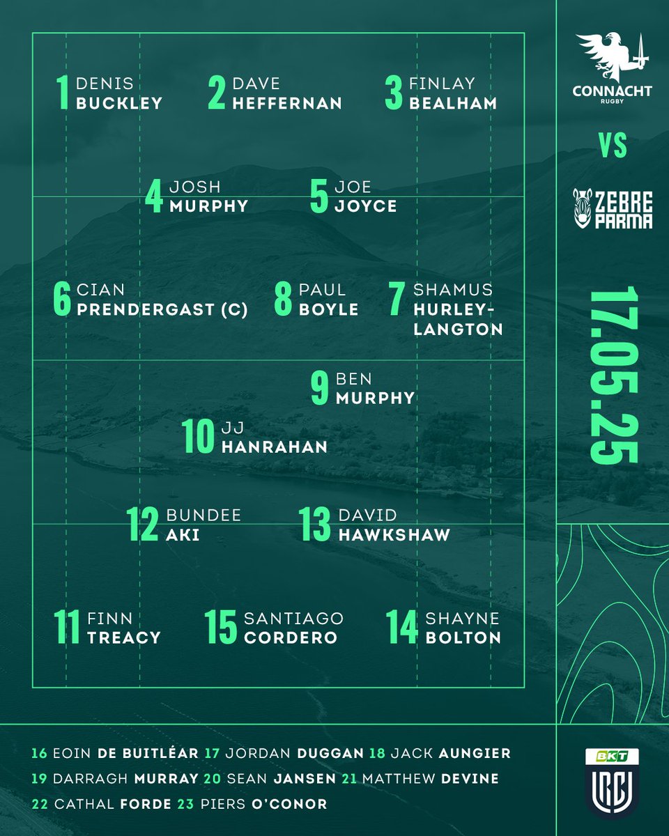 Aiming to finish on a high 💪

#ZEBvCON | #BKTURC

connachtrugby.ie/news/team-anno…