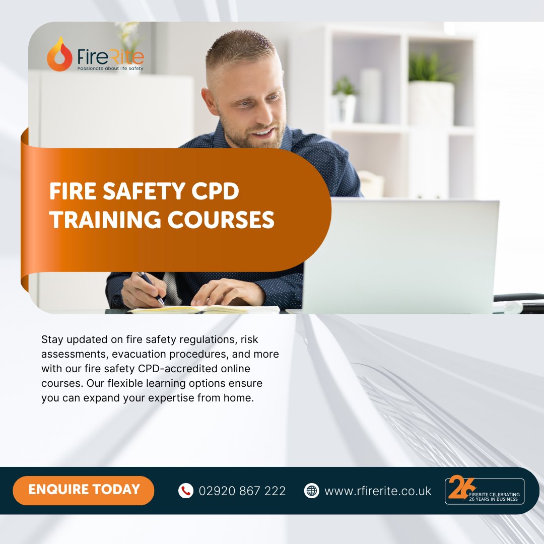 FireRite (@fireriteuk) on Twitter photo ๐ฅ Fire Safety CPD Training โ Learn Anytime, Anywhere! ๐ฅ
Stay ahead of fire safety regulations with our CPD-accredited online courses! ๐ก๏ธ
Enrol today! ๐๐ฅ
๐ง sales@firerite.co.uk
๐ firerite.co.uk
#FireSafetyTraining #CPDAccredited #FireProtection #Firerite ๐ฅ Fire Safety CPD Training โ Learn Anytime, Anywhere! ๐ฅ
Stay ahead of fire safety regulations with our CPD-accredited online courses! ๐ก๏ธ
Enrol today! ๐๐ฅ
๐ง sales@firerite.co.uk
๐ firerite.co.uk
#FireSafetyTraining #CPDAccredited #FireProtection #Firerite