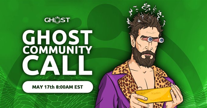 🚀 GHOST Community Call - Q2 2025!

📅 MAY 17 | 🕗 8AM EST
🔗 Join live: https://ghostchain.io/call

• TestNet 3.1 deep dive
• Product roadmap & tokenomics
• Bring friends - become node runners!

👻 Q&A like a true OG ghostie
😎 web3 lovers welcome!