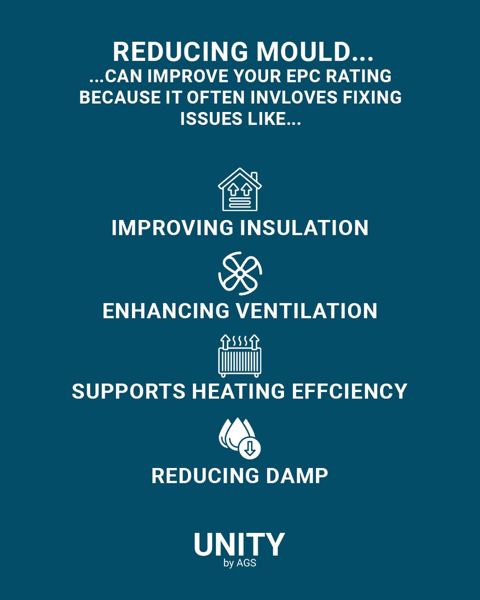 myagsofficial's tweet image. Say goodbye to mould and hello to a healthier, energy-#EfficientHome! 🏡💨 

#UNITY helps improve insulation, ventilation &amp;amp; heating, boosting your #EPC rating, cutting bills &amp;amp; reducing damp. 🌍🌱 

Take the smart step, visit our website to get started!

unitysmarthomes.com/unity/about
